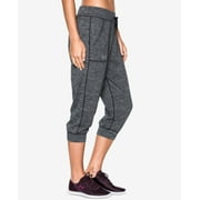 Under Armour MISC Women's Twisted Tech Capri, Black /Metallic Silver, Small