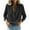 Black, variant on Shirts for Women Half Button Neck Long Sleeve Pullover Tops Casual Fashion Solid Color Regular Shirts Blouses, S-2XL