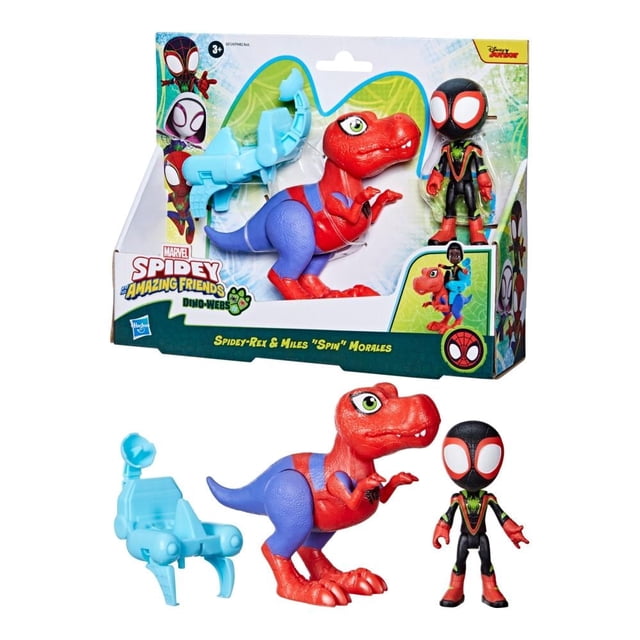 Set de Juegos Hasbro Marvel Miles morales y Spidey Rex