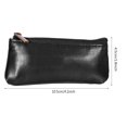 thumbnail image 1 of Durable  Bag,  Pouch,  Case, PU Zipper Black Colour For Men's Accessories  Accessories Gifts  Holder, 1 of 8