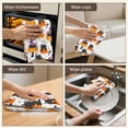 thumbnail image 6 of 2 Pcs Funny Kitchen Towels,Halloween Black Cats with Pumpkins and Witch Hats Microfiber Dish Towels,Kitchen Tea Towels,Kitchen Towel Set (18" X 26"), 6 of 7