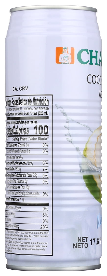 Chaokoh Coconut Water, 17.6 fl oz Can