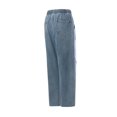 thumbnail image 5 of Jeans pour Hommes Coupe Régulière Jambe Grand à Cordon pour Tenue Décontractée Pantalon en Denim Élégant pour Design Polyvalent de Couleur Unie Pantalon de Randonnée Extérieur Automne 2025 avec Poche, 5 of 5