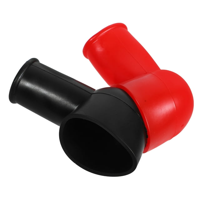 SHISUYAN 2Pcs Battery Terminal Protector Negative Positive Battery Cover Terminal Shims Terminal Caps