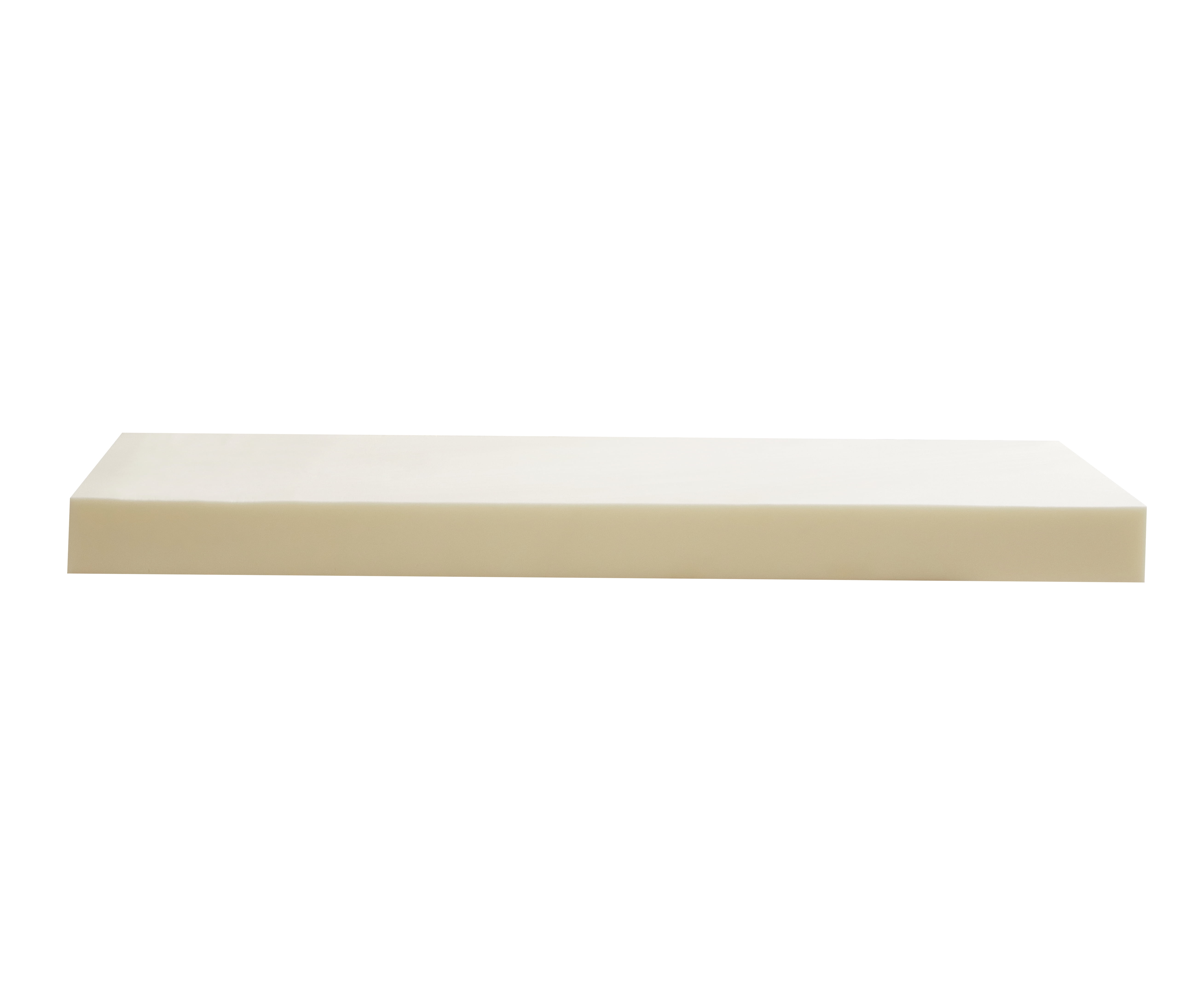 Mybecca 4-Pack White Polyurethane Cushion Inserts; 18x18x1 Foam Tiles for Upholstery Projects