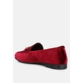 thumbnail image 3 of Evelio Horsebit Embellsihed Velvet Loafers, 3 of 9