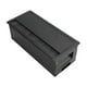thumbnail image 1 of Pasacables rectangular para escritorio de computadora, organizador de cables, caja de gestión de cables Negro, 1 of 9