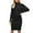 Black, variant on XZNGL Long Sleeve Dress Women Womens New Solid Color Long Knitted Minimalist Style High Neck Sweater Dress Sweater Dress for Women Sexy Long Sweater Dress for Women Sexy Sweater Dress for Women