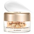 thumbnail image 1 of BODY FIRM Crepe Erase Cápsulas suavizantes de línea 4 en 1 Suero hidratante antienvejecimiento para rostro y ojos con ácido hialurónico y péptido multicadena para arrugas Piel crepé y líneas finas 30, 1 of 5