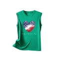 thumbnail image 3 of TDYHUAO Happy Independence Day Tank Top Women 4th of July American Flag Heart Tank Tops Casual Sleeveless Patriotic Shirts, 3 of 4