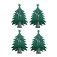 thumbnail image 1 of WIFKLSIIPG Christmas Silverware Bag | 4 Pieces/Set Christmas Tree Non Woven Kitchen Utensil Rack Christmas Thanksgiving New Year Kitchen Cutlery Rack(Green), 1 of 7