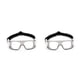 thumbnail image 1 of Sonducket Gafas deportivas para hombre, gafas protectoras lavables reutilizables portátiles, gafas de fútbol para baloncesto, gafas ajustables, gris claro 2Conjunto, 1 of 6