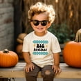 thumbnail image 4 of Big Brother Retro Lightning Shirt for Sibling Reveal Baby Announcement Outfits Natural Shirt Youth Small, 4 of 7