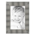 thumbnail image 2 of ArtToFrames 14" x 22" Platinum Ridge Brushed Slvr Picture Frame, 14x22 inch Silver Wood Poster Frame (WOM-5249),  Pack, 2 of 6