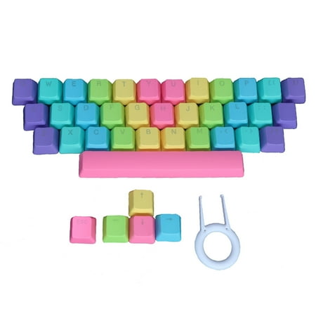 

1 Set Rainbow Color Keyboard Key Caps Replacements with Key Caps Puller