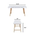 thumbnail image 5 of Elle Decor Giselle Writing Desk in French White, 5 of 8