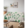 thumbnail image 6 of Lucky Day, Couch Cover for 2 Cushion Couch, St. Patrick's Shamrock Rustic Clover Green Washable Love Seat Sofa Covers Slipcover, Throw Sofa Covers for Pets, Furniture Protector 71"x102", 6 of 9