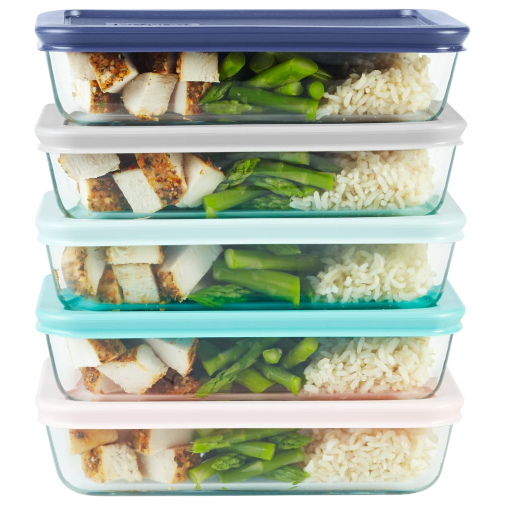 Pyrex®, Meal Prep Set, Glass, 10-piece - Walmart.com - Walmart.com