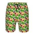 thumbnail image 4 of Kdxio Vegetable Pattern Mens Casual Shorts - Drawstring Summer Beach Sports Shorts for Men, 4 of 9