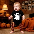 thumbnail image 2 of Halloween Themed Baby Bodysuit For Boys Printed Jumpsuit For Infants Cozy Baby Romper For All Day Comfort And Quick Changes, 2 of 5