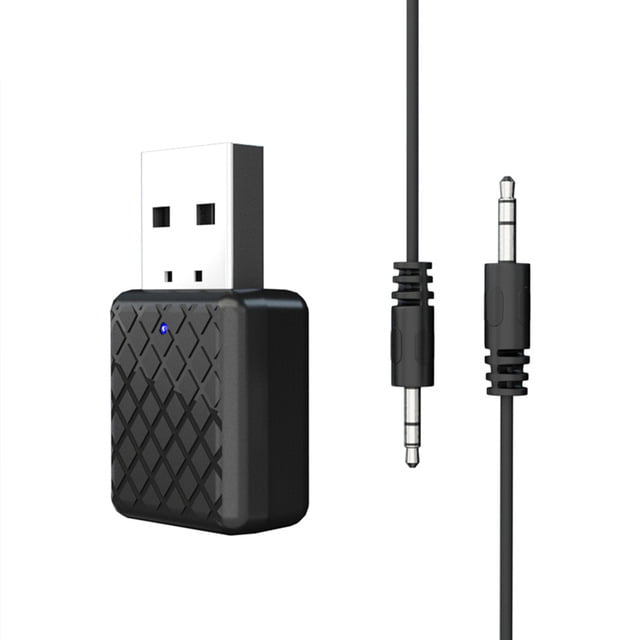 Mini Wireless Bluetooth Car Kit 3.5mm Dongle Jack Aux Audio Receiver Adapter V! 
