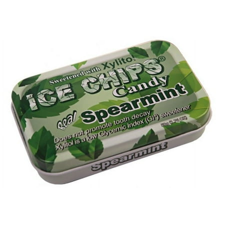 Ice Chips Hard candy, spearmint flavor