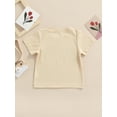 thumbnail image 4 of Kmbangi Enfants T-shirt Tops Lettre Impression Manches Courtes Col Rond Été Respirant Tops, 4 of 9