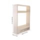 thumbnail image 2 of WEUVEB Organizador Beige Para Especias Con Gancho Montado En Pared Fácil De Instalar En Cocina, 2 of 6