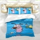 thumbnail image 5 of Coraje, el Perro Cobarde Conjunto de sábanas temático, trío de piezas, cómodo y amigable con la piel, diseño único, regalo de decoración para el hogar para familiares, amigos y fans,140cm *210cm, 5 of 6