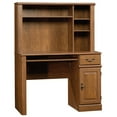 thumbnail image 1 of Bowery Hill Small Computer Desk with Hutch in Milled Cherry, 1 of 9