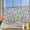 Black-lined floral patterns, variant on DKTIE 17.7" x 78.7" Double-Sided Floral Pattern Window Film, Static Cling Privacy Sticker, Anti-UV Heat Control for Home