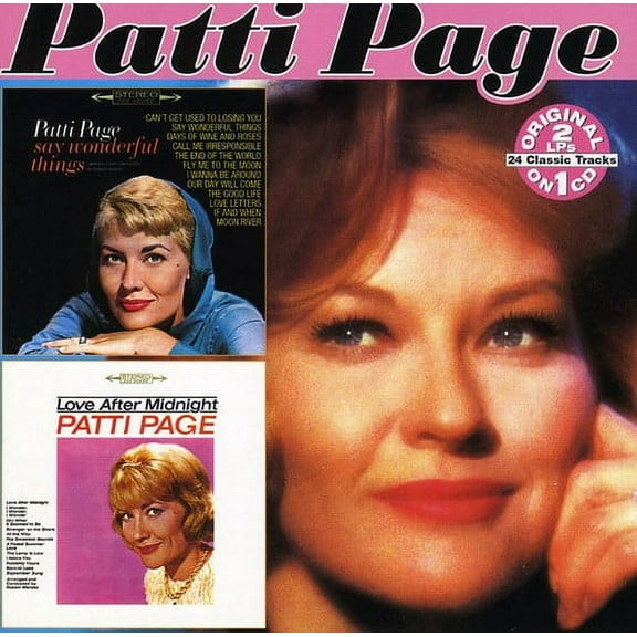 Patti Page - Say Wonderful Things: Love After Midnight - Music & Performance - CD