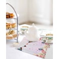 thumbnail image 4 of Pink Flower Kitchen Dish Towels for Drying Dishes Set of 4, Spring Floral Elegant Butterflies Birds Farmhouse Waffle Weave Microfiber Hand Tea Bathroom Towels Quick Dry & Absorbent Towel 12x12, 4 of 7