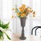 thumbnail image 5 of Flores Florero Titular de Manojo interior Brote Vela Arreglo floral para jardín Decoración Sala Comedor Gris Baoblaze florero decorativo, 5 of 7