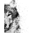 thumbnail image 2 of Wong, Brandon 25x32 Gold Ornate Wood Framed with Double Matting Museum Art Print Titled - Wolf At Attention, 2 of 4