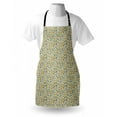 thumbnail image 4 of Spring Apron, Tangled Design of Ornate Butterfly Wings and Floral Petals in Soft Pastel Colors, Unisex Kitchen Bib with Adjustable Neck for Cooking Gardening, Adult Size, Multicolor, by Ambesonne, 4 of 4