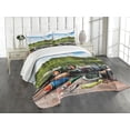 thumbnail image 3 of Ambesonne Hunting Quilted Bedspread Set 3 Pcs, Fishing Tackle, Queen Size, Multicolor, 3 of 5