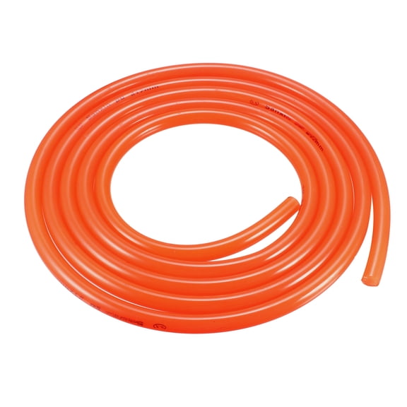 Uxcell 0.47''x10ft Transmission Round Belt High Performance Urethane Belting PU Orange 1pcs