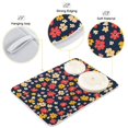 thumbnail image 3 of Yayeee Dish Drying Mat for Kitchen Counter 18"x24" Microfiber Absorbent Pad, Small Colorful Flower, 3 of 7