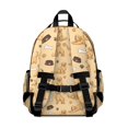 thumbnail image 3 of Golden Retriever and Bone Beige Backpack for School, Cute School Bag with Adjustable Shoulder Straps and Padded Back, 15.25"x11.5"x5.25", 3 of 5