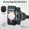 thumbnail image 2 of Designed for iPhone 17 Pro Max Wallet Case, Magnetic Detachable PU Leather Flip Case with Card Holders Support MagSafe Kickstand Phone Cover RFID Blocking Anti-drop for iPhone 17 Pro Max, Black, 2 of 8