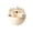 Beige, variant on Push Type Ice Tray Makes 6cm Diameter Ice Balls, One Press Round Sphere Mold, Silicone Freezer Form for Large Chilling Balls, Easy Demould
