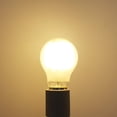 thumbnail image 3 of GFDYREE Milky Glass, LED Filament Bulb, Dimmable, A19 4W (40W Equivalent), 350 Lumen, 2700K (Warm White), Medium Base E26, CRI 85+, 110-120v, UL-Listed (3 Pack) (4W, Milky), 3 of 6