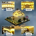 thumbnail image 4 of LED Light Kit for Lego Architecture 21060 Himeji Castle Set, Compatible with Lego 21060 Building Blocks Model(Not Include Blocks Set), 4 of 6