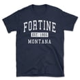thumbnail image 1 of Fortine Montana Classic Established Men's Cotton T-Shirt, 1 of 1