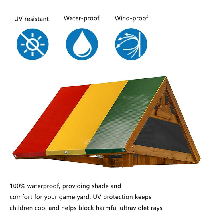 Waterproof Swing Set Replacement Tarp, 52 Waterproof Swing Set Replacement Tarp, 52