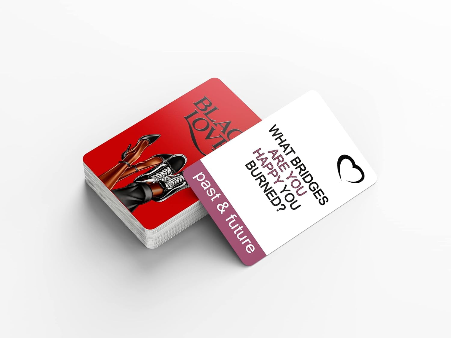 Black Love Couple Games - Tabletop Game Conversation Cards for Couples