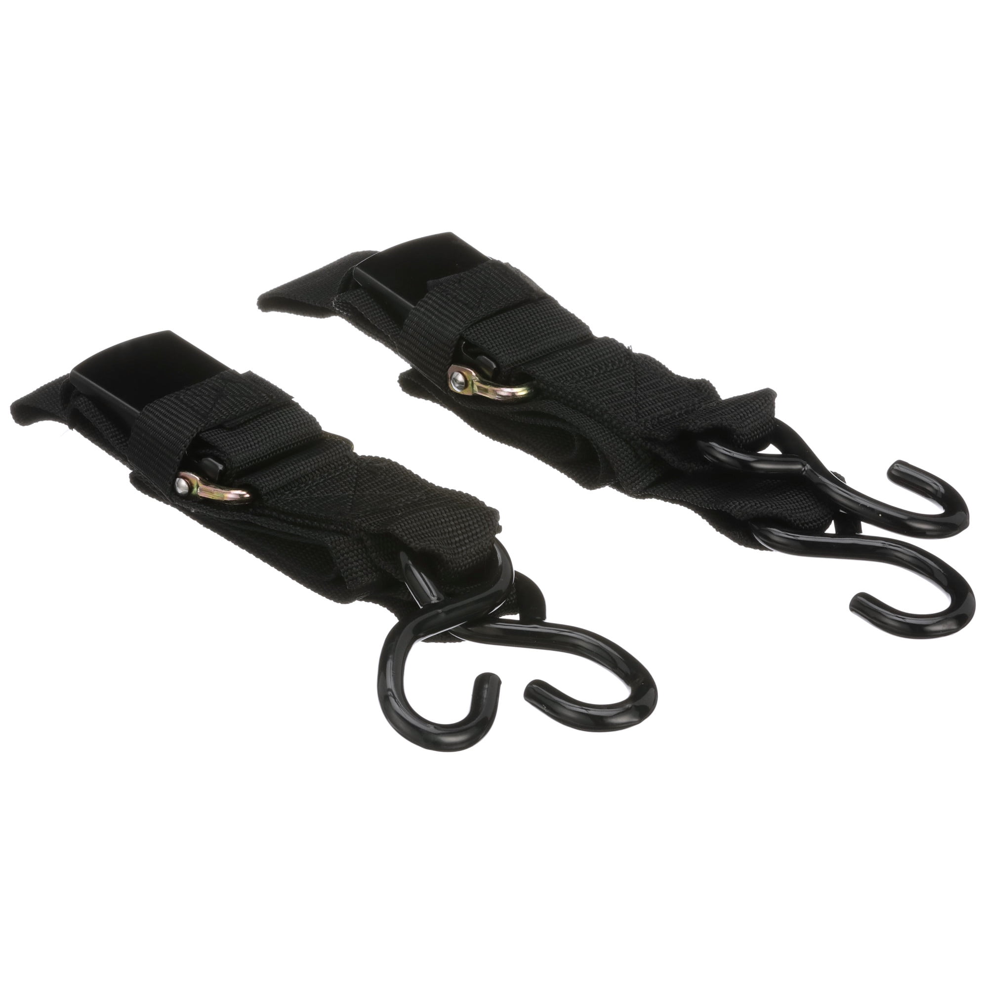 CLASSIC FOLDING HOOK KEEPER STRAP AND RING STYLE  BLACK 
