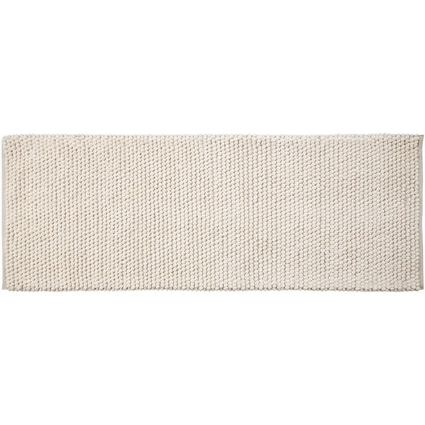 Ultra Soft Plush Absorbent Micro Cotton Popcorn Bath Rug, 22x60 Inch ...