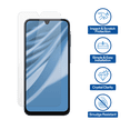 thumbnail image 3 of onn Samsung Galaxy A16 Clear Glass Screen Protector with Easy Application Box, 3 of 5